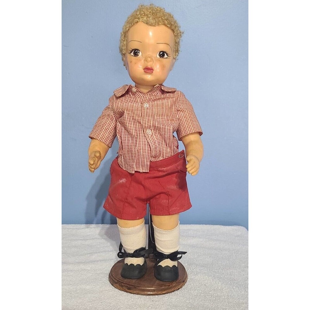 Rare Vintage 16" Jerri Lee Doll by Terri Lee with display stand. Hard to Find.